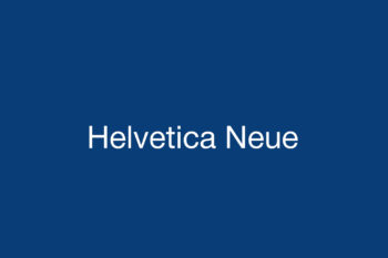 Helvetica Neue