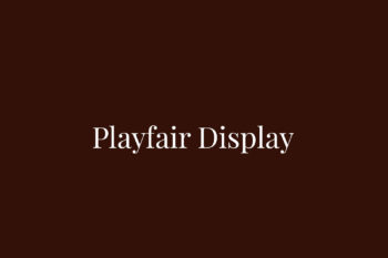 Playfair Display