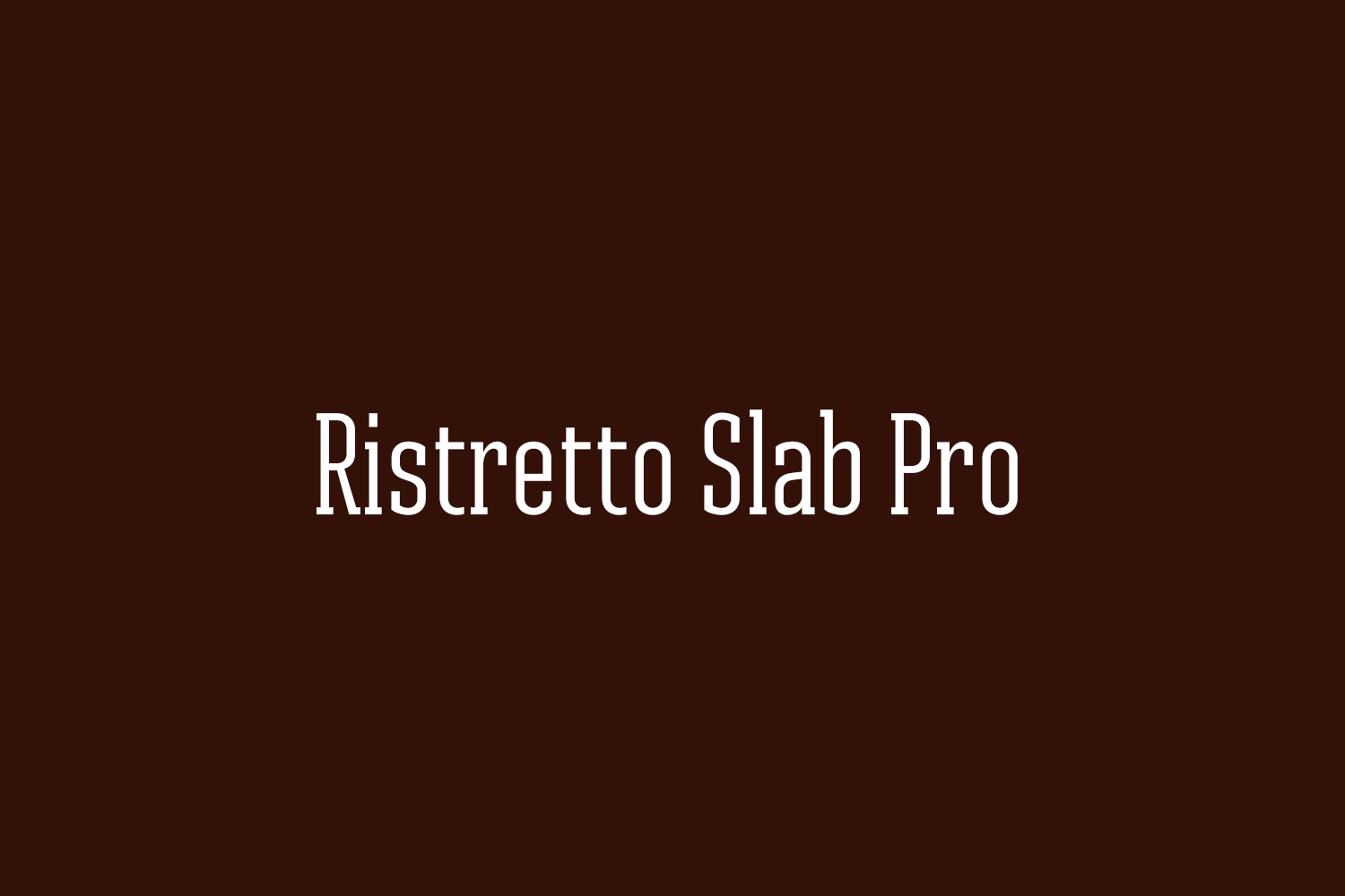 Ristretto Slab Pro