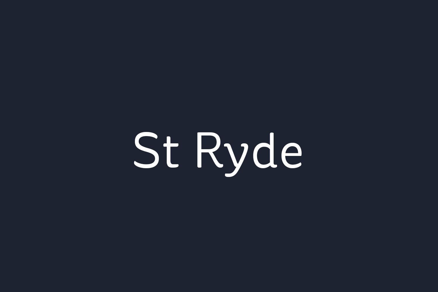 St Ryde