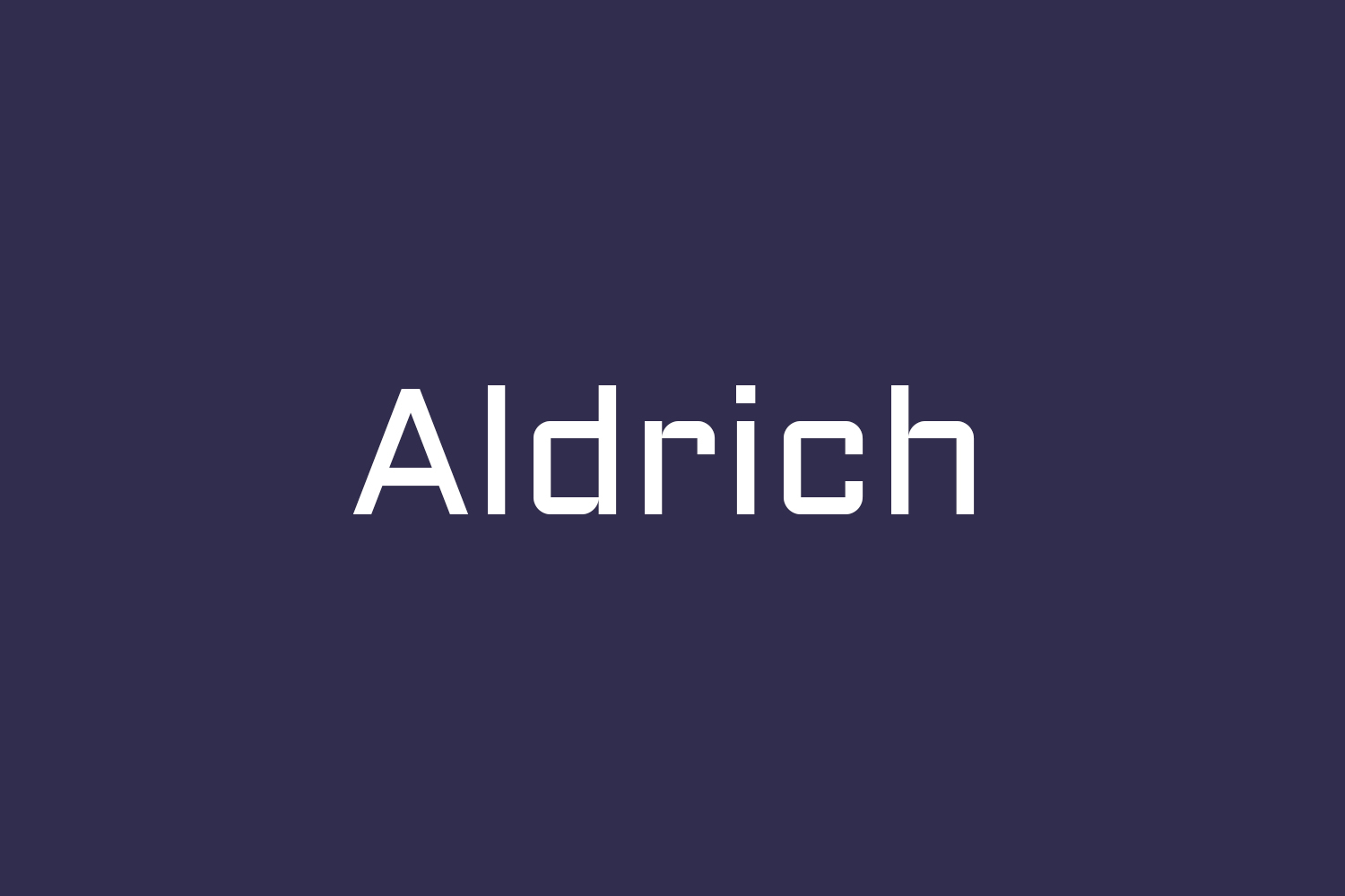 Aldrich