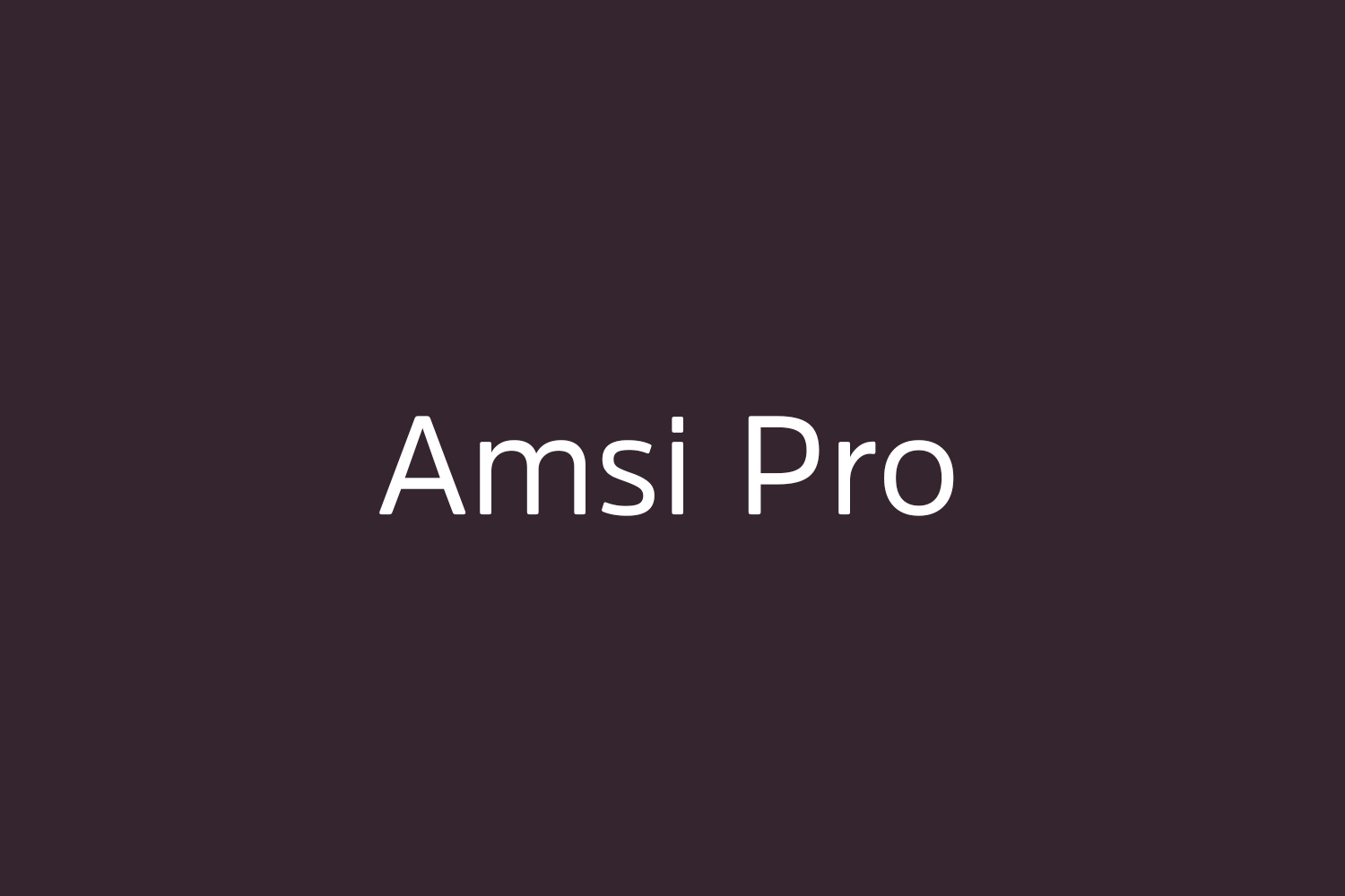 Amsi Pro