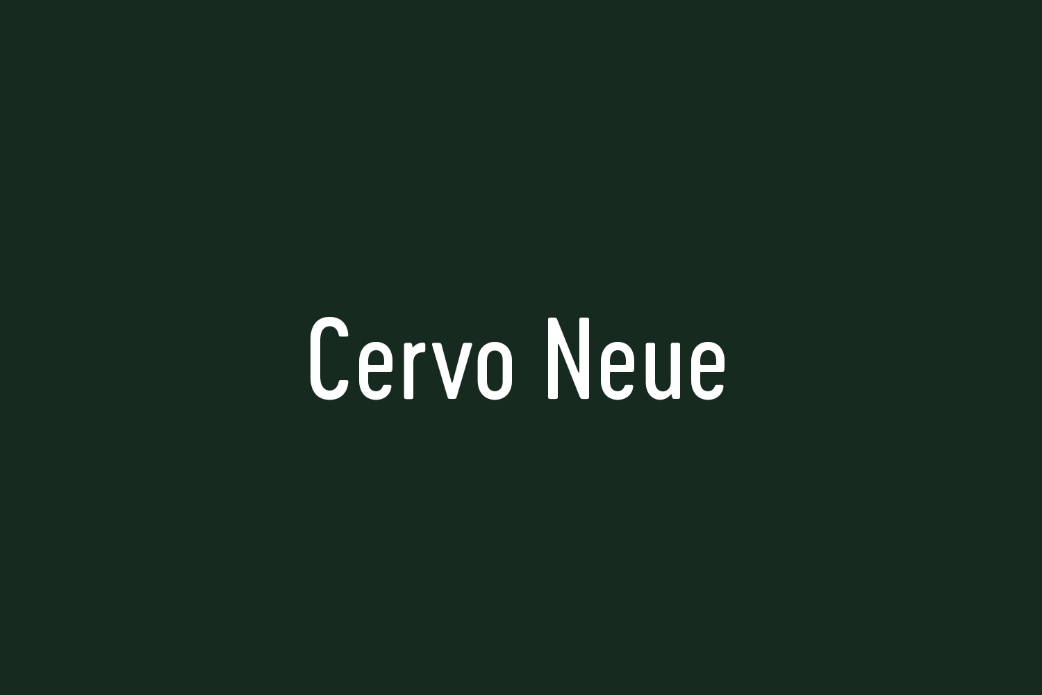 Cervo Neue