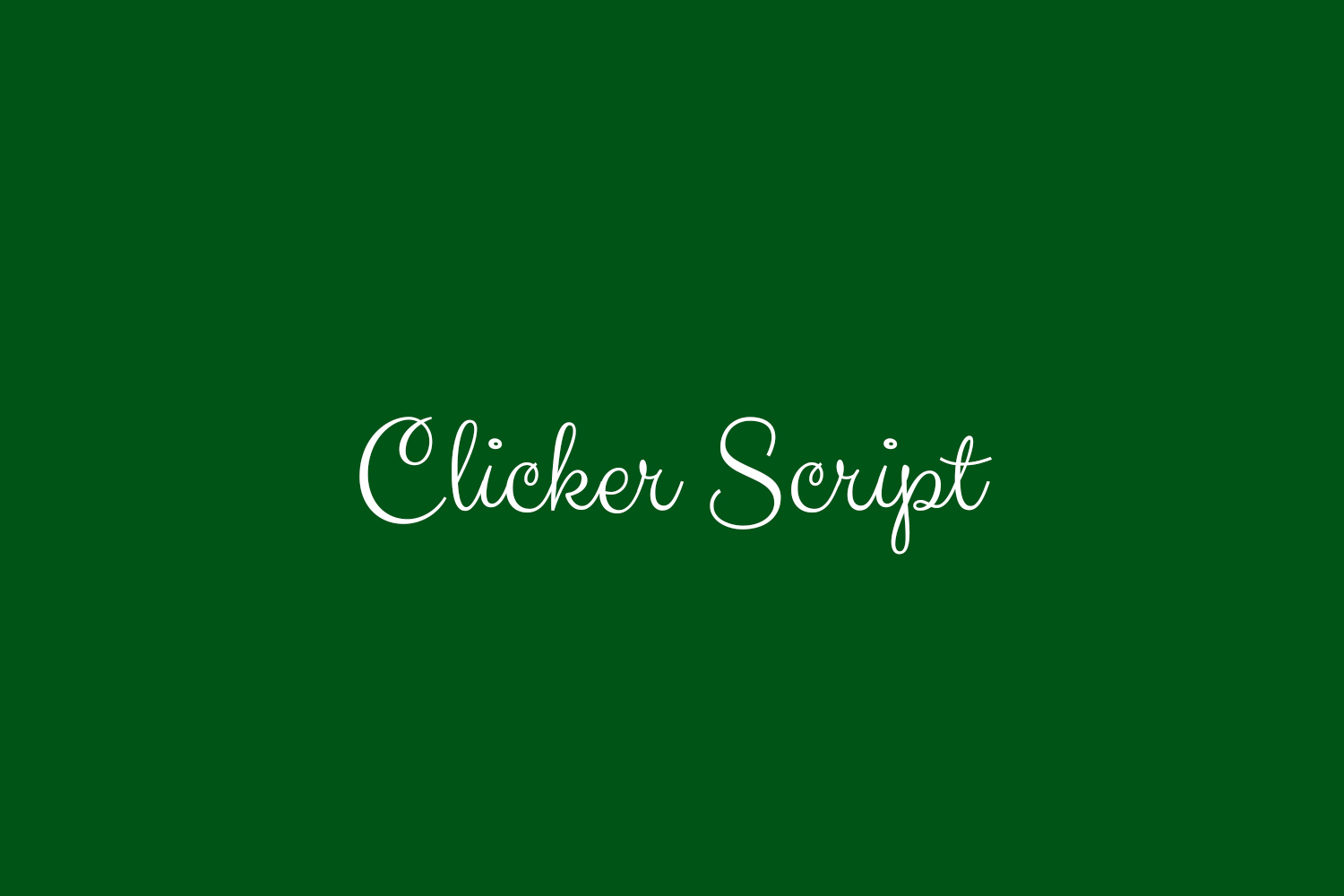 Clicker Script Font Download - Fonts4Free