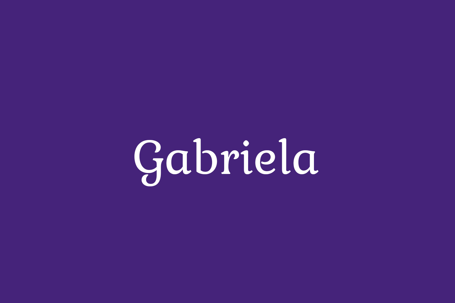 Gabriela