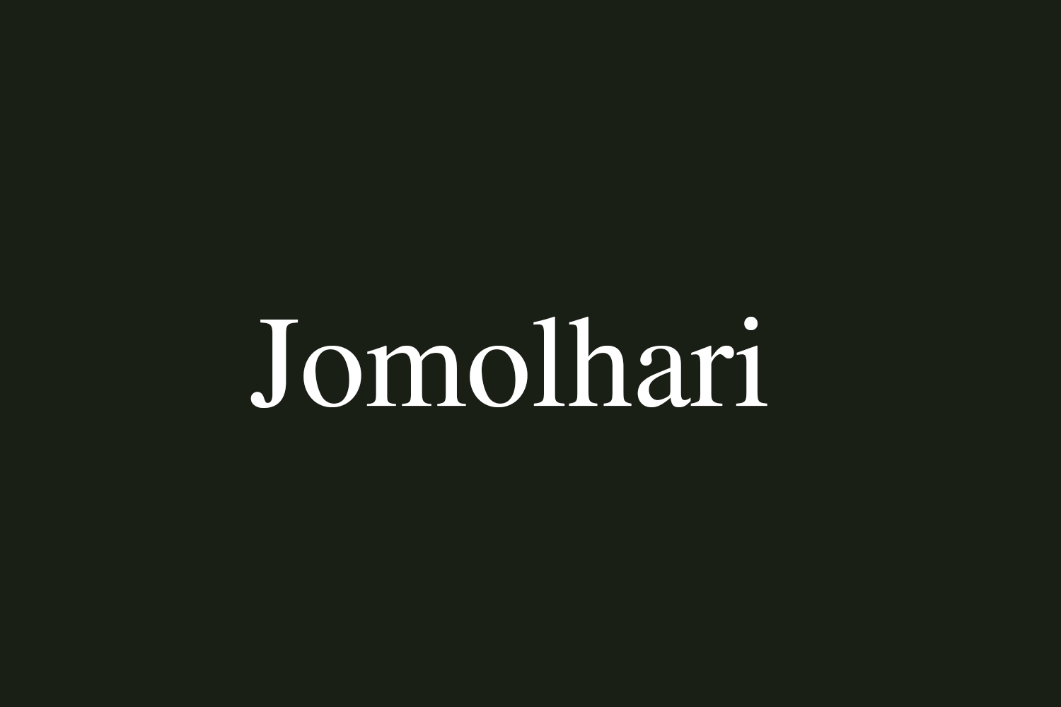 Jomolhari