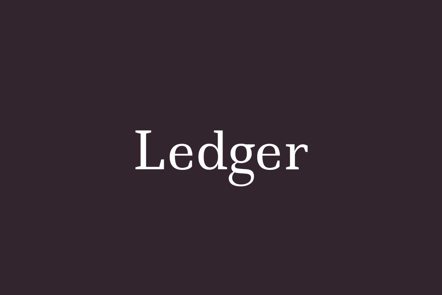 Ledger