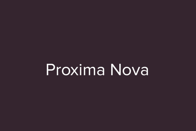 proxima nova light free