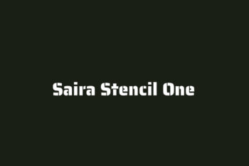 Saira Stencil One