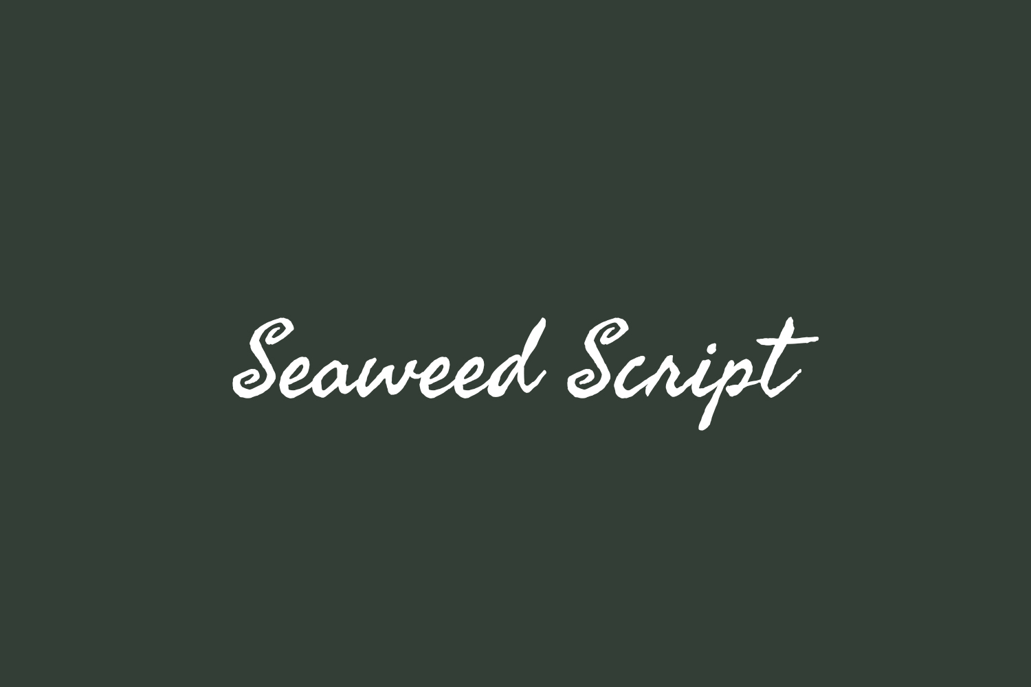 Seaweed Script