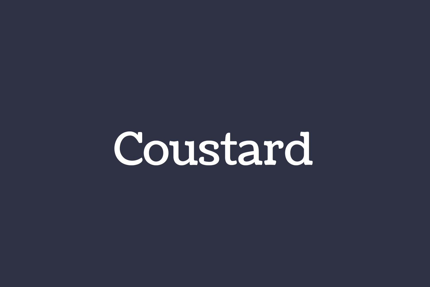 Coustard