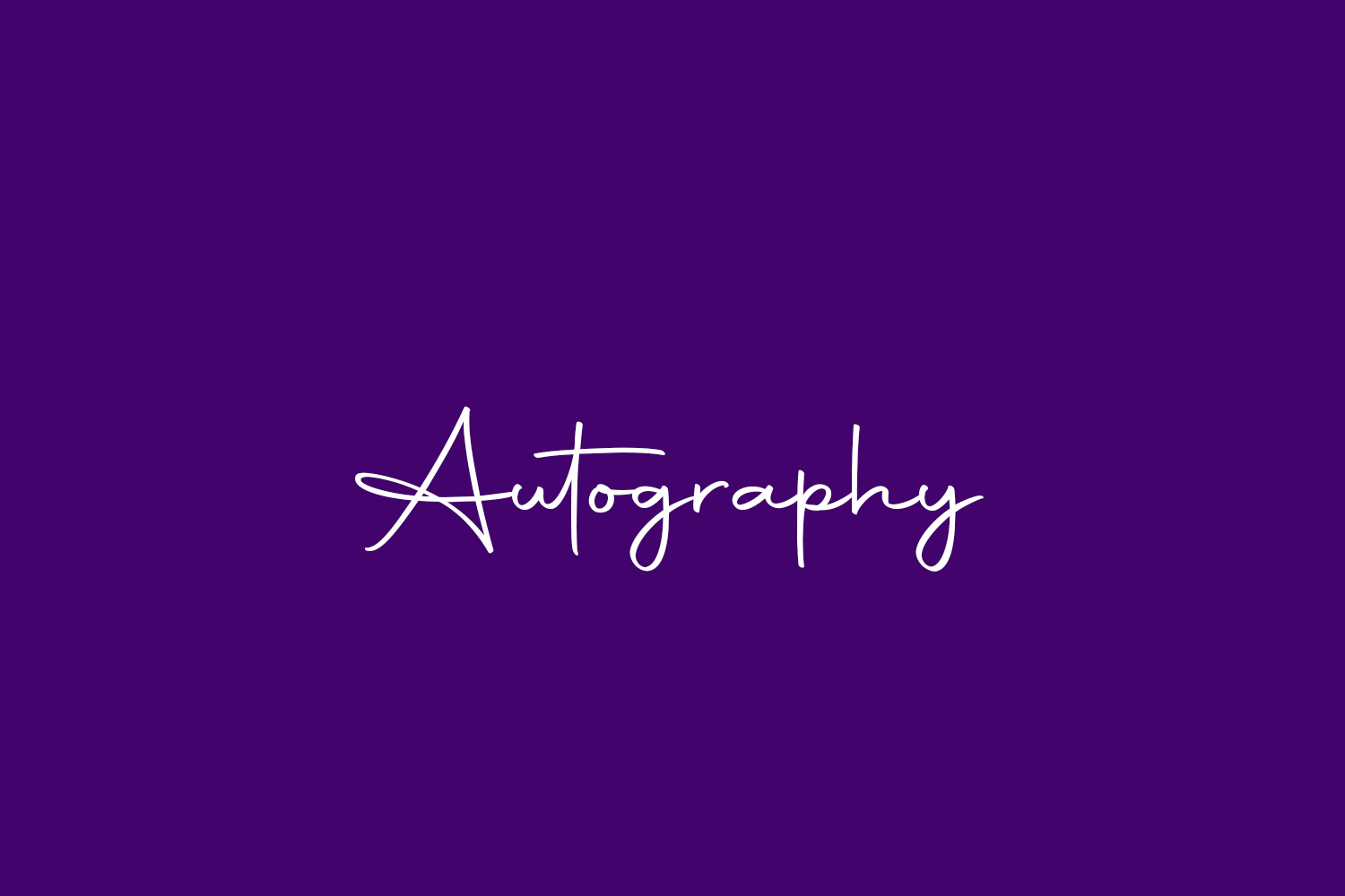 Autography