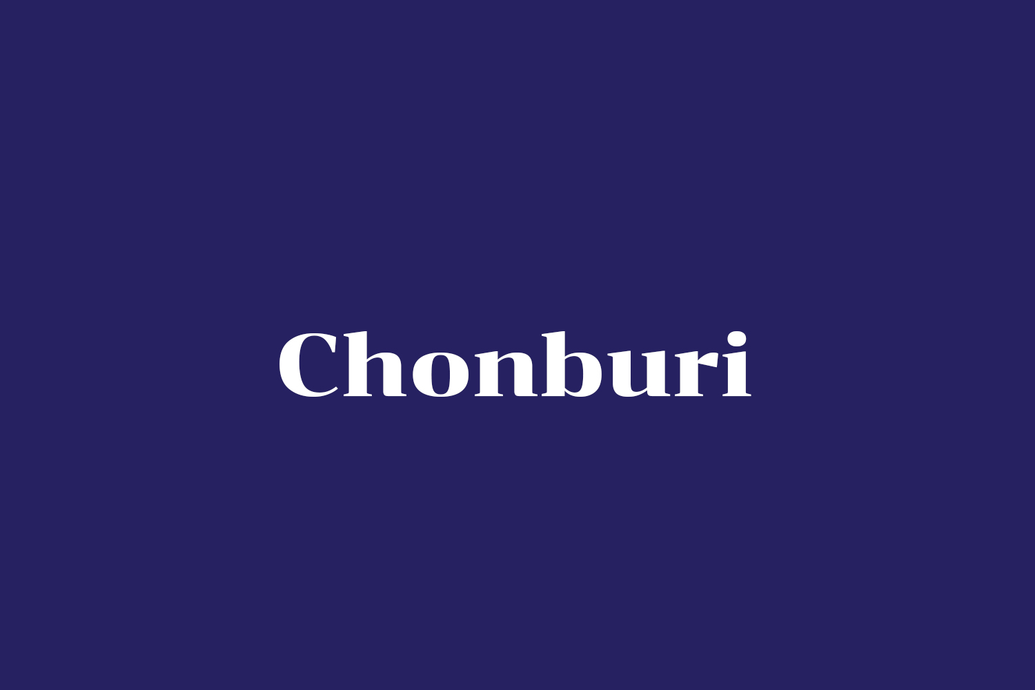 Chonburi