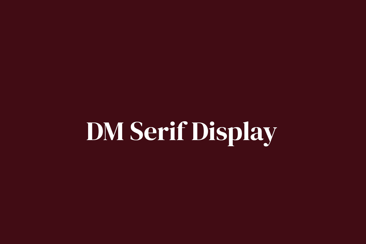 DM Serif Display