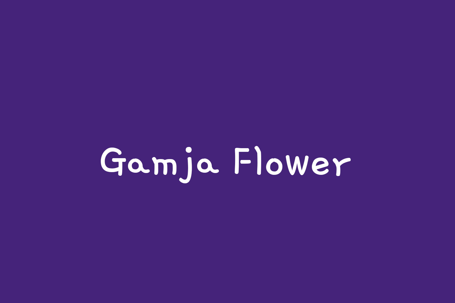 Gamja Flower