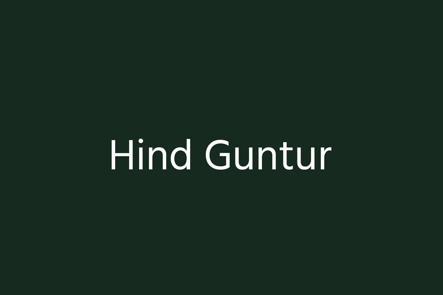 Hind Guntur