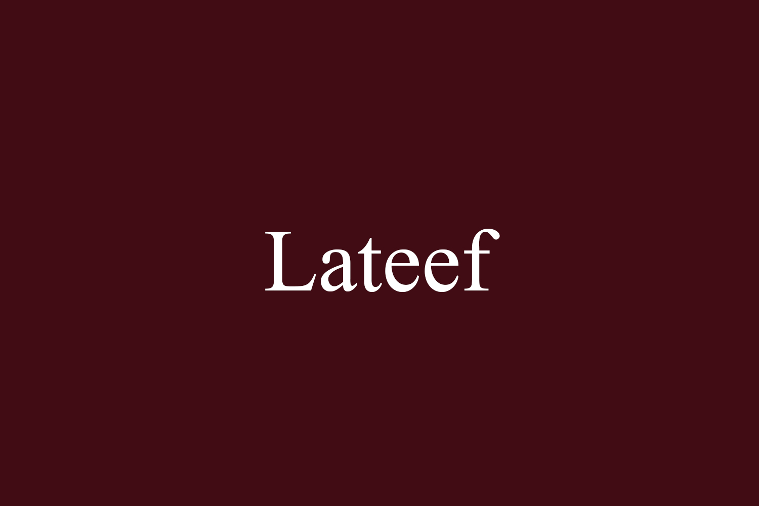 Lateef