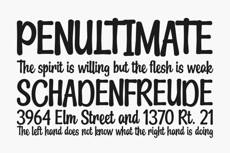 Mango Drink Fonts Shmonts