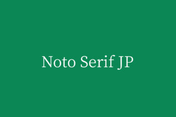 Noto Serif JP