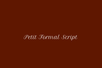 Petit Formal Script