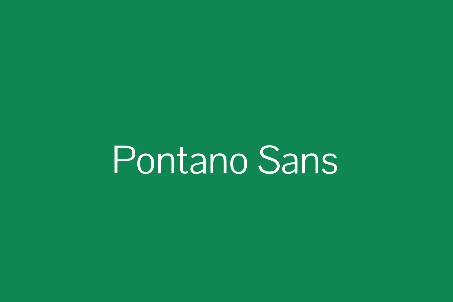 Pontano Sans