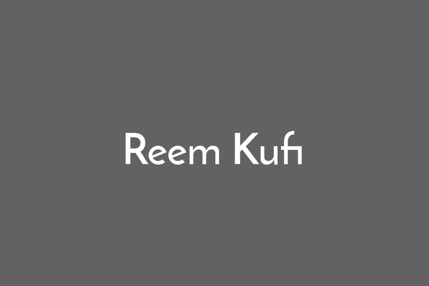 Reem Kufi