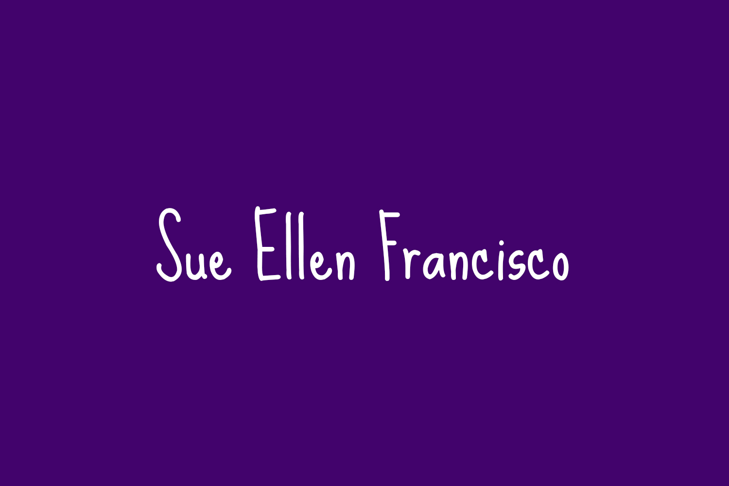 Sue Ellen Francisco
