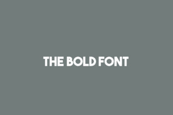 The Bold Font