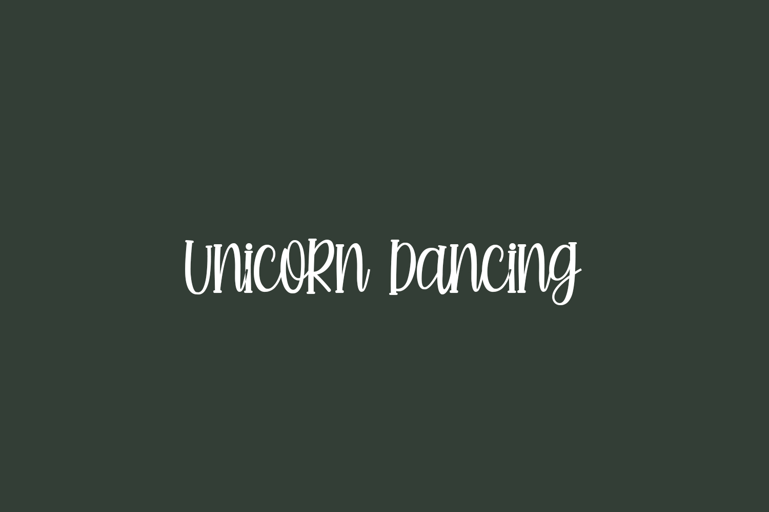 Unicorn Dancing