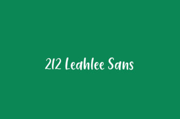 212 Leahlee Sans