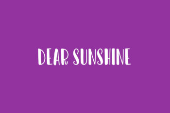 Dear Sunshine