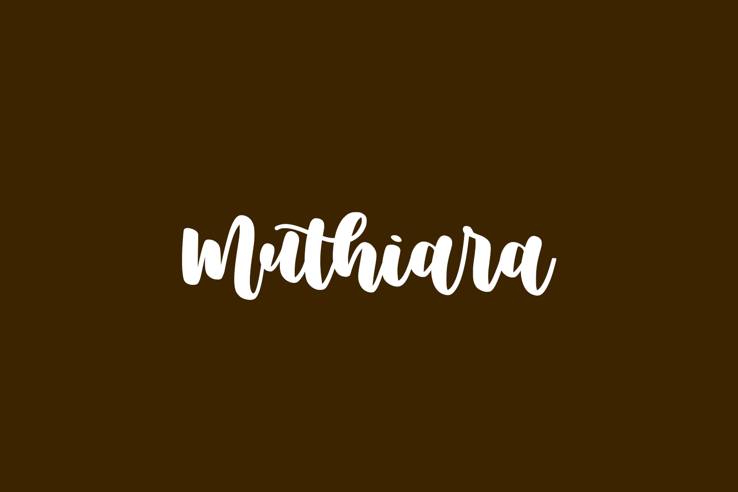 Muthiara Font