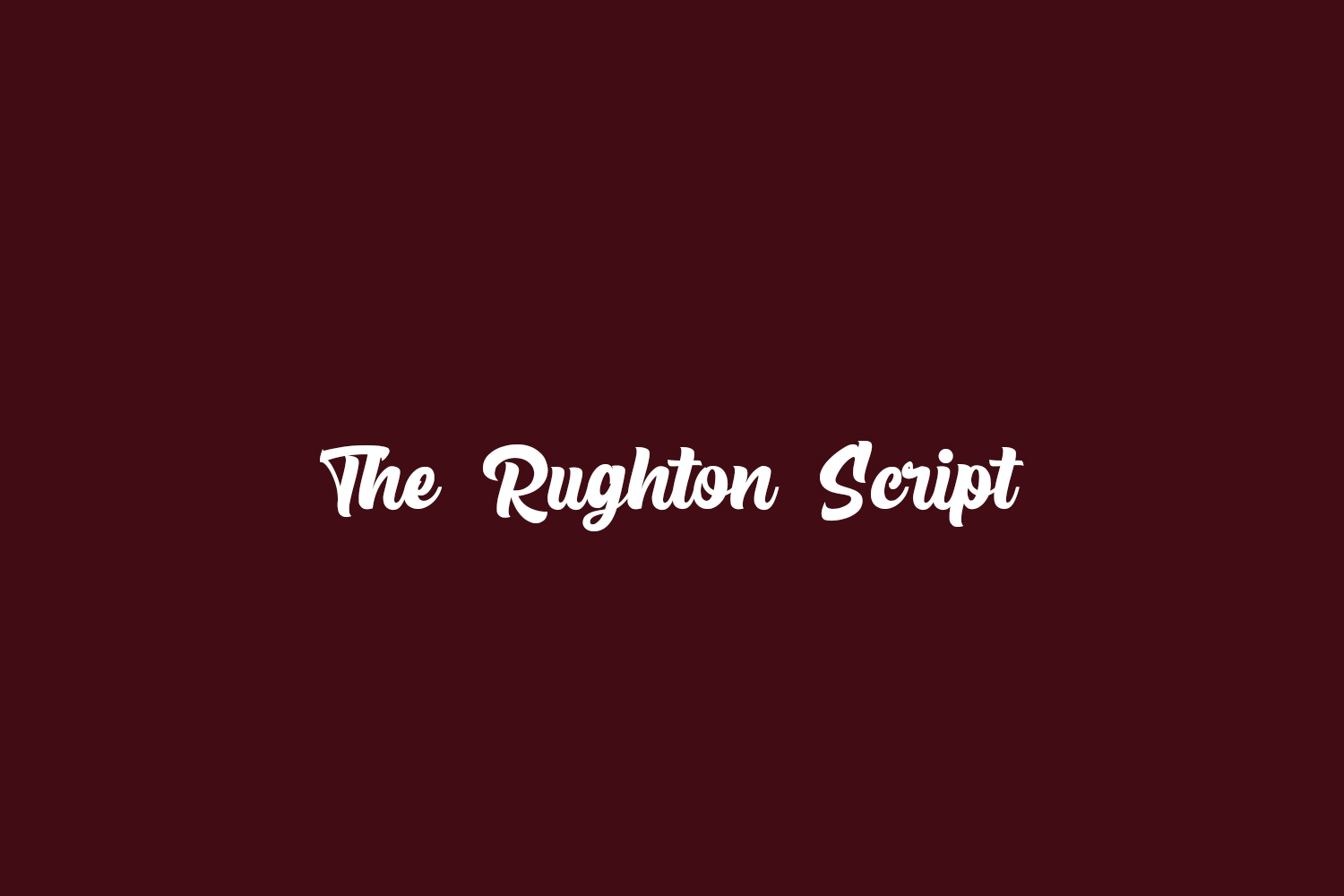 The Rughton Script