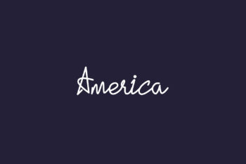 America Free Font