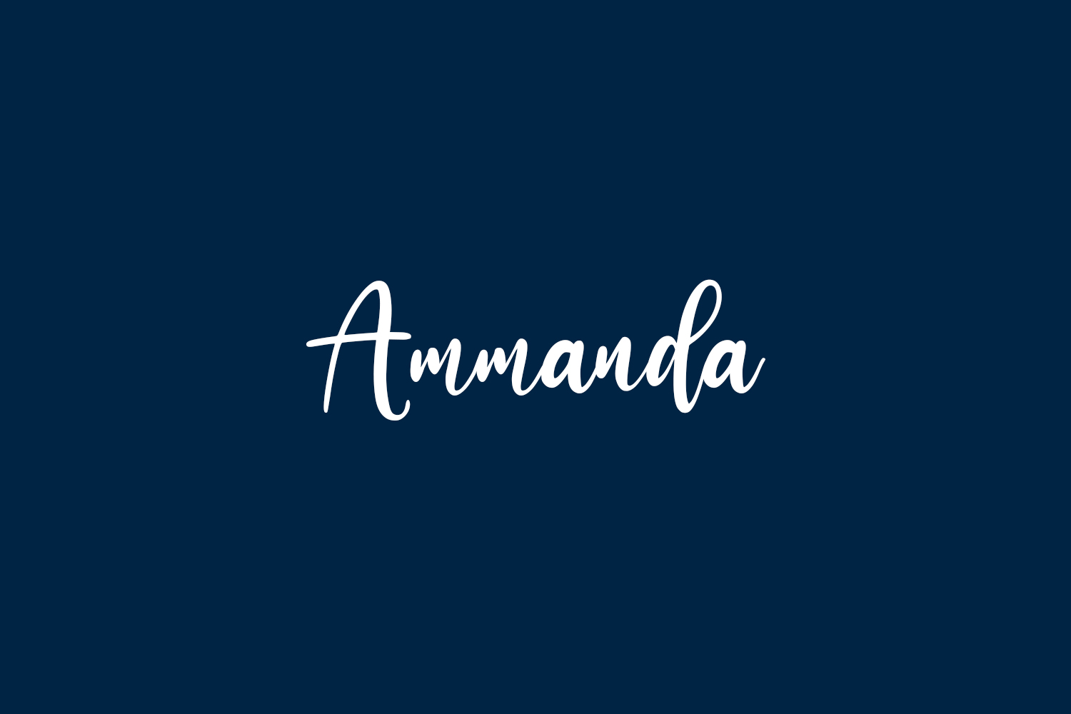 Ammanda Free Font