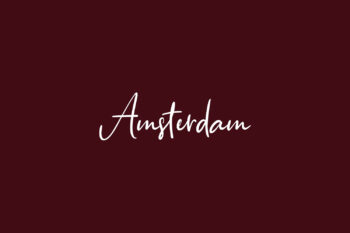 Amsterdam Free Font