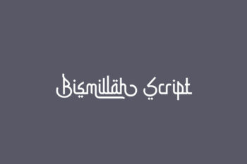 Bismillah Script