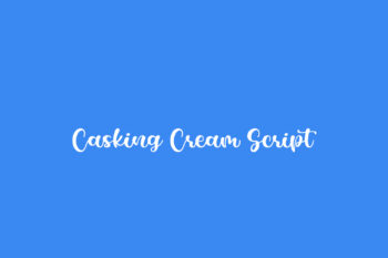 Casking Cream Script