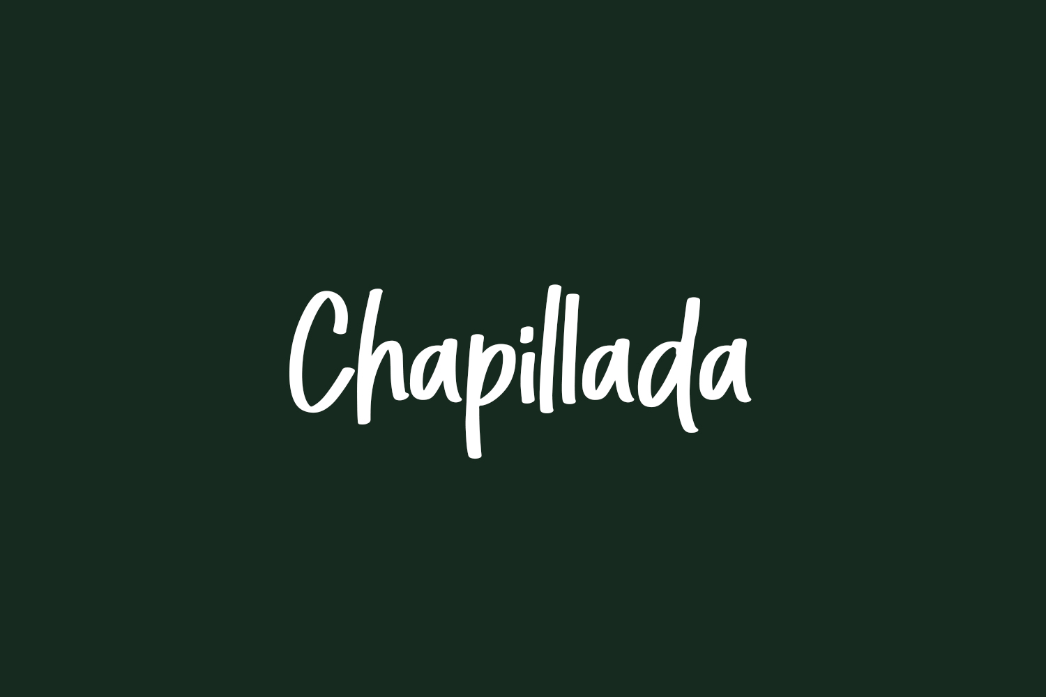 Chapillada