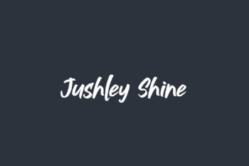 Jushley Shine Free Font