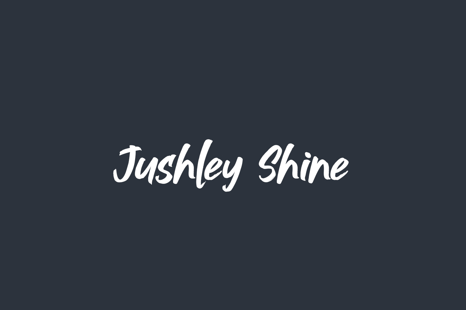 Jushley Shine Free Font
