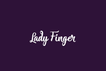 Lady Finger Free Font