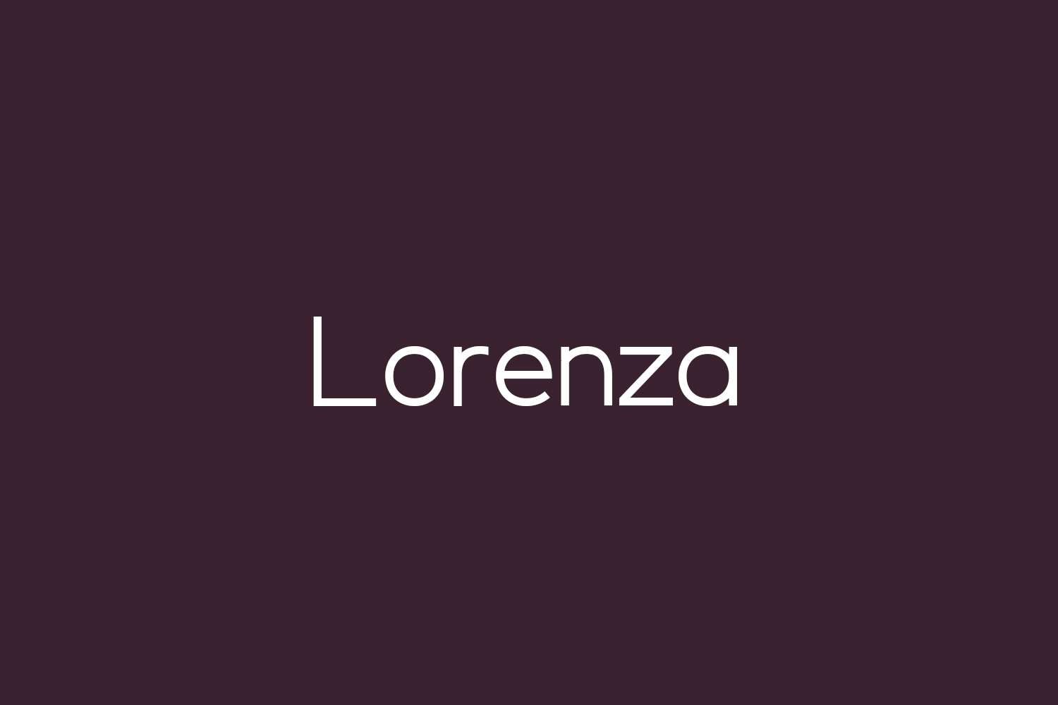 Lorenza