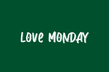 Love Monday Free Font