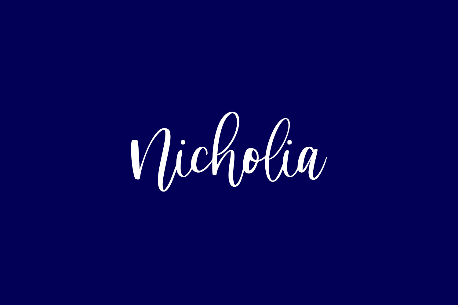 Nicholia