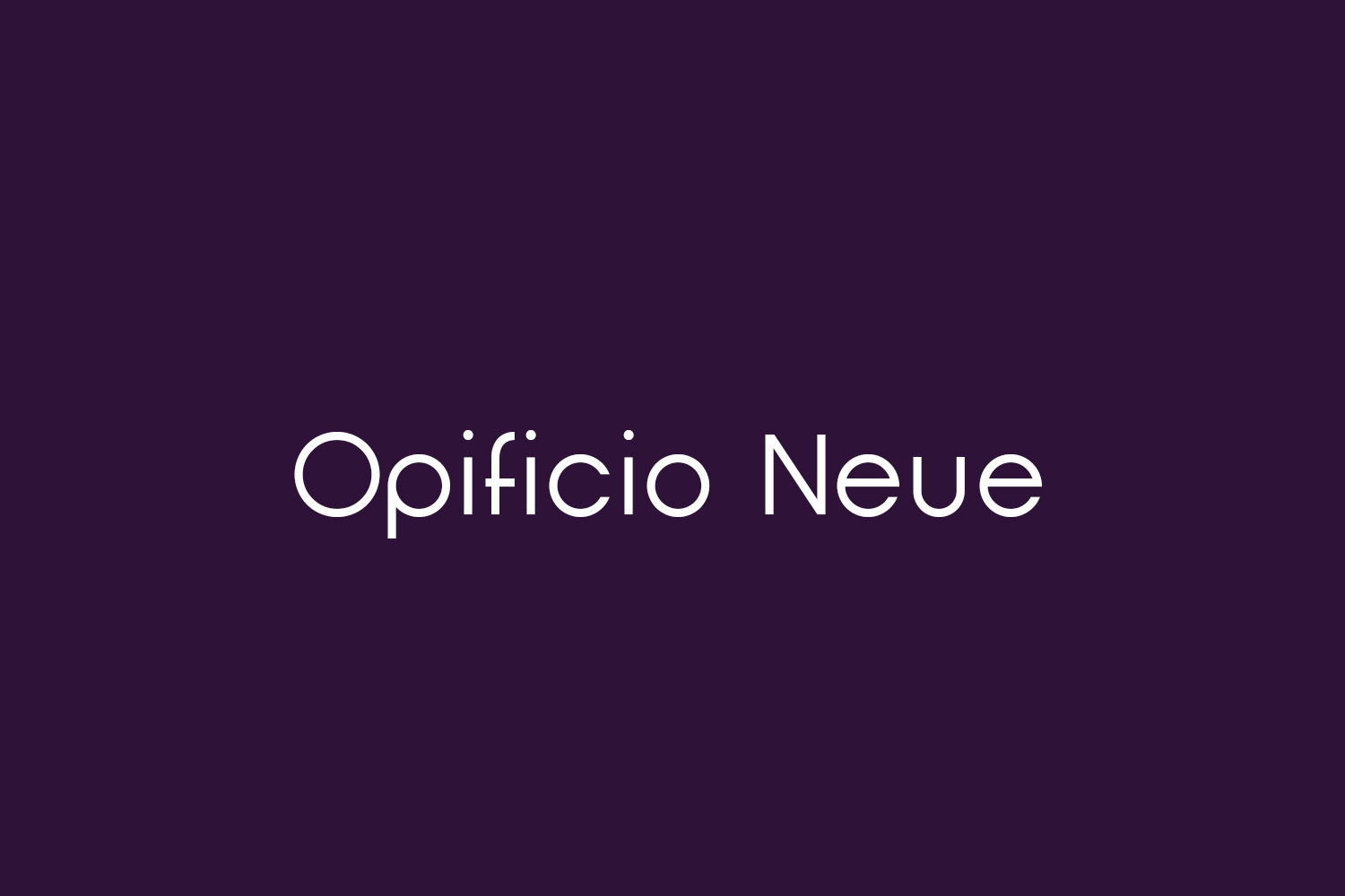 Opificio Neue