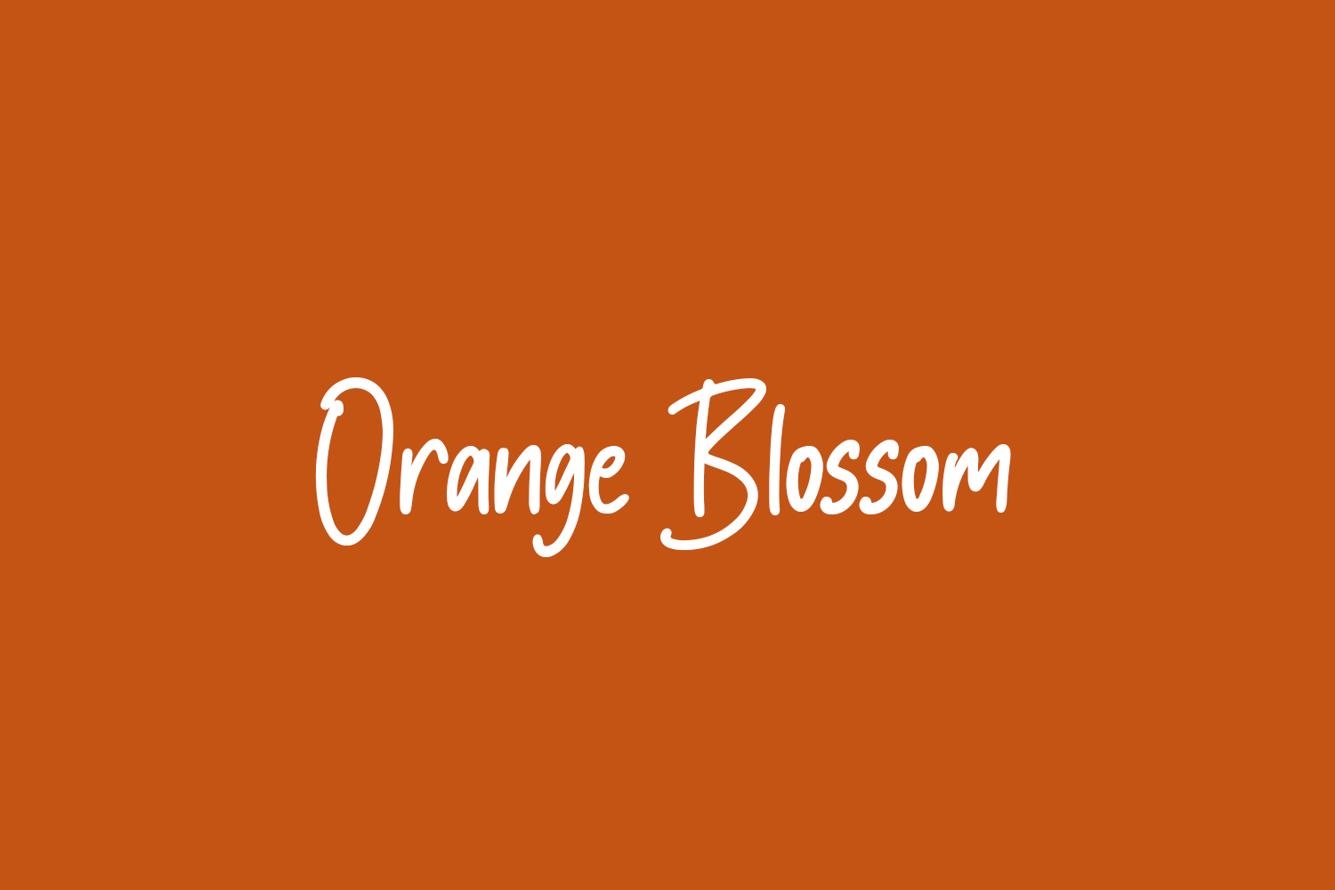 Orange Blossom