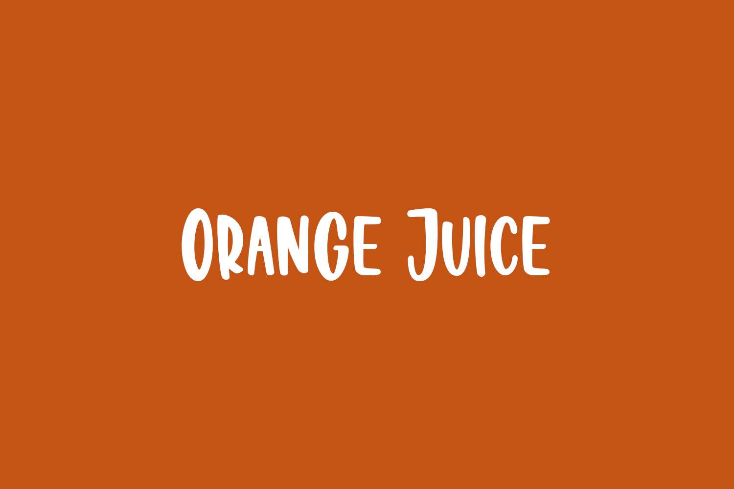 Orange Juice