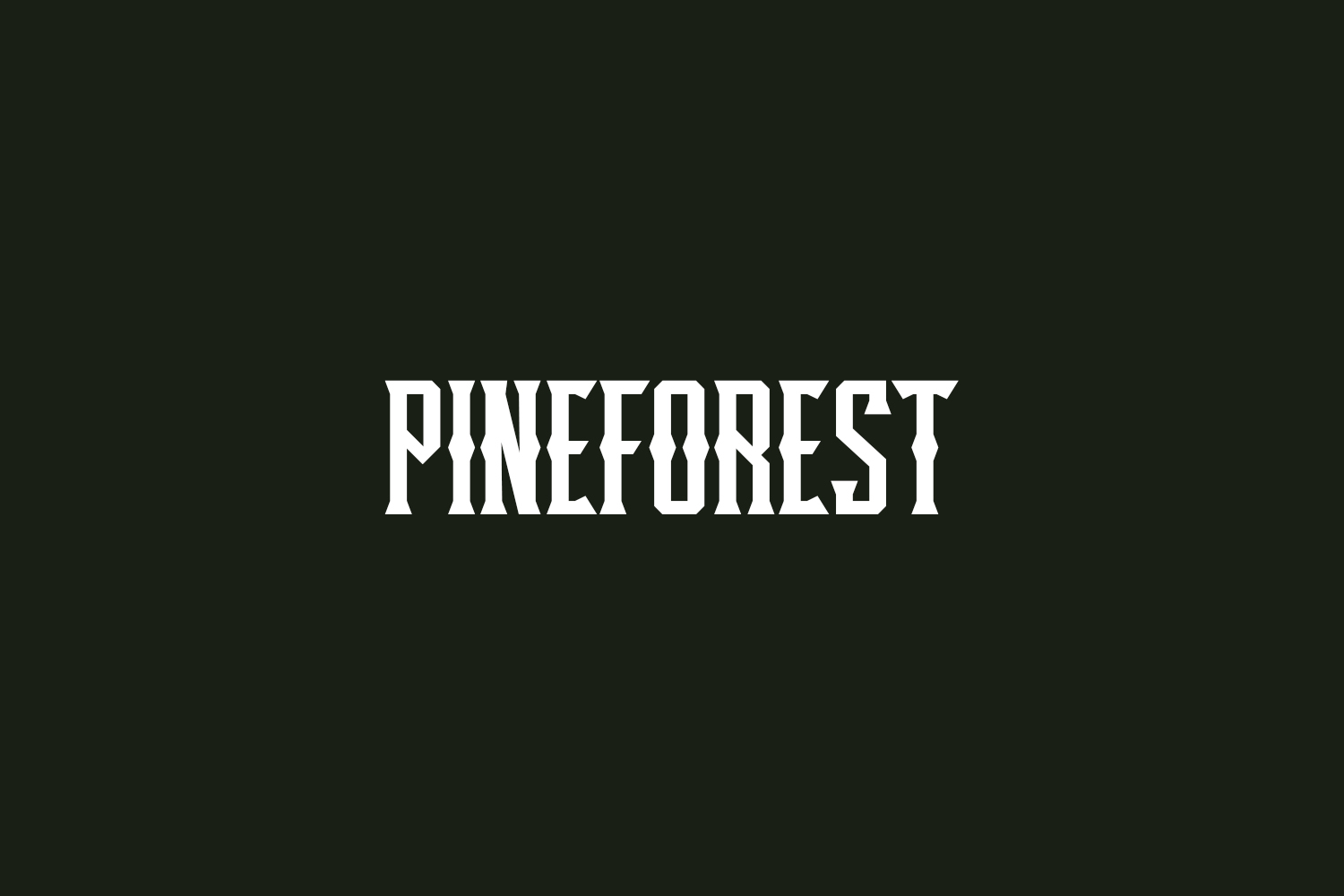 Pineforest Free Font