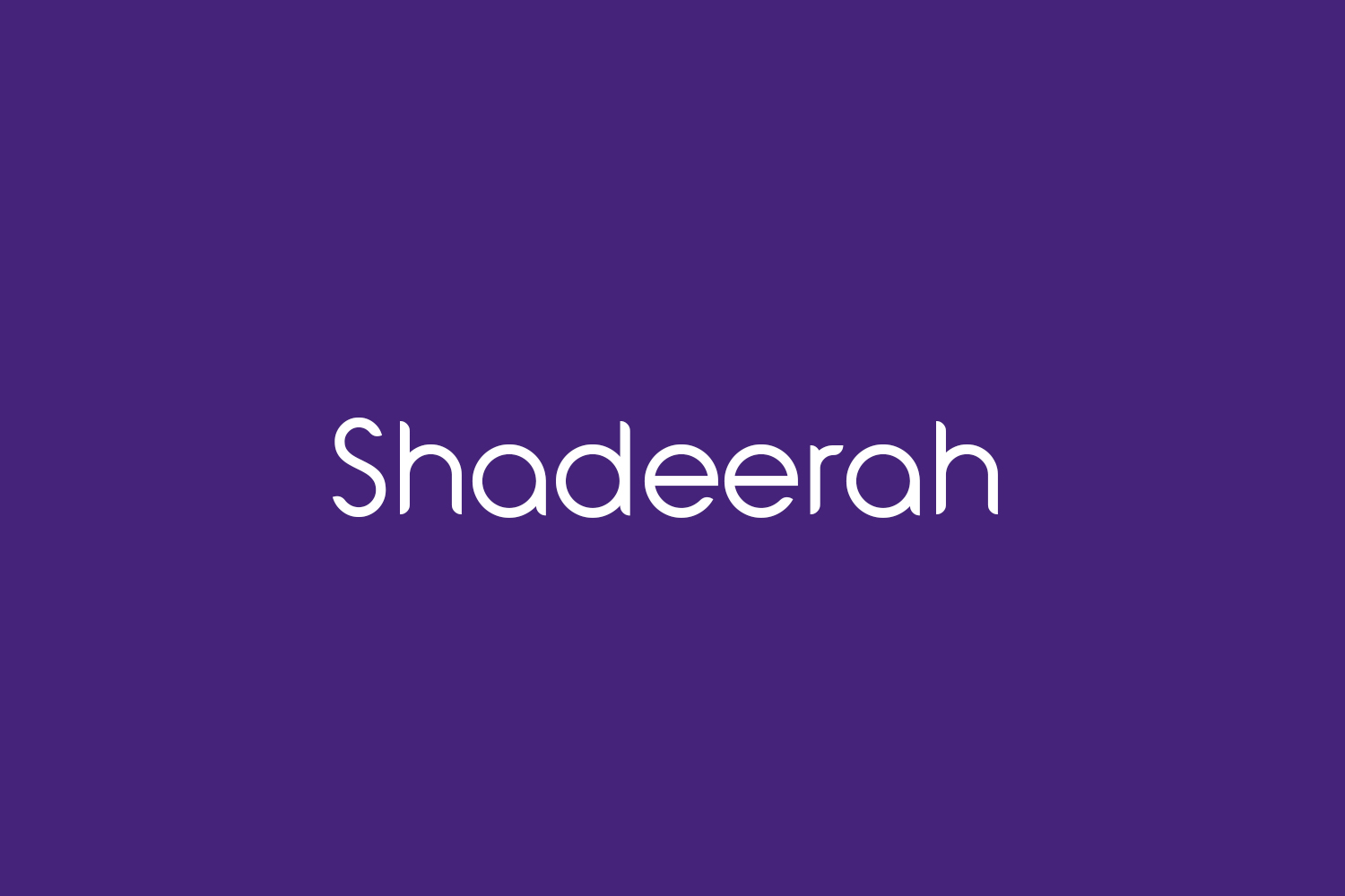 Shadeerah